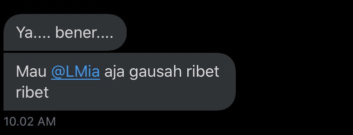 1. 2. 3. Pernah, karena udah ga nyaman sama tweet dia.4. Tergantung sibuk atau nggaknya kalo itu...5. Udah ilang SS-nya, serius. Lama banget soalnya. :')