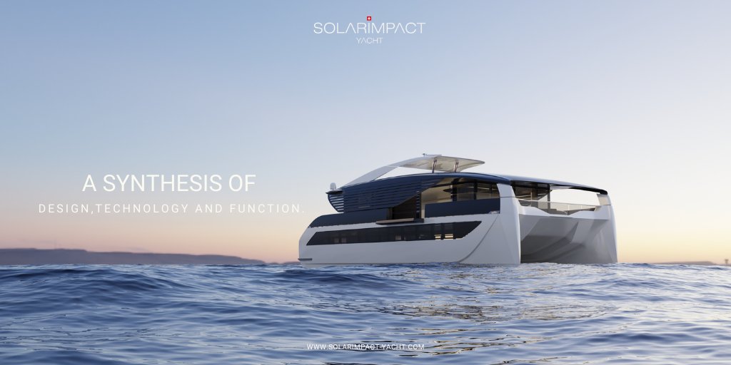 The SICAT 80 
A synthesis of design,technology and function.

#Solarimpactyacht #emobility #yacht #boats #solar #elegance #solaryacht #yachtworld #yachting #solarpower #sunpower #greenenergy

Design by Roland Friedberger