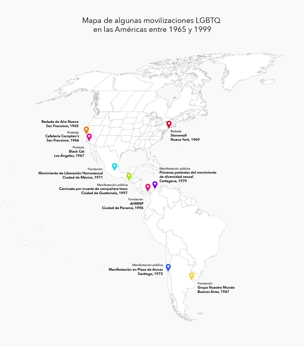 Stonewall es el evento más recordado, pero no fue el único ni el primero. Escribí un artículo para @ciderx_ sobre el gay liberation movement en Estados Unidos y los inicios de algunas movilizaciones LGBTQ en América Latina.

Léanlo acá: ciderxuniandes.wixsite.com/inicio/post/el…