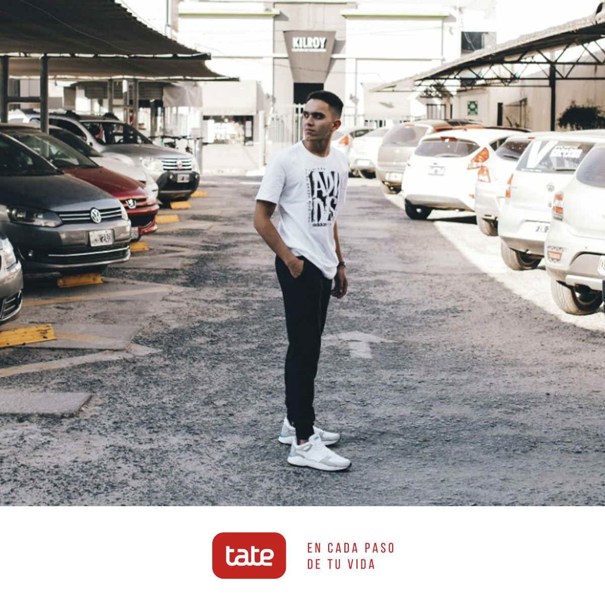 😜 Total look #adidas  Remera estamapada | pantalón training | zapas chaos👉 #tate #tatecalzados #riocuarto