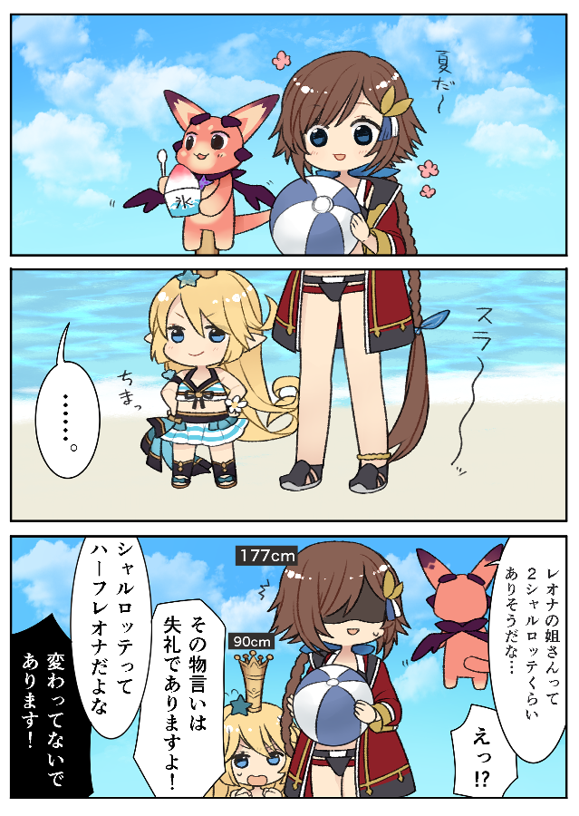 イベントの告知のキャラ紹介で、レオ姉の次がシャルロッテ団長だったから描きたくなったモノ 