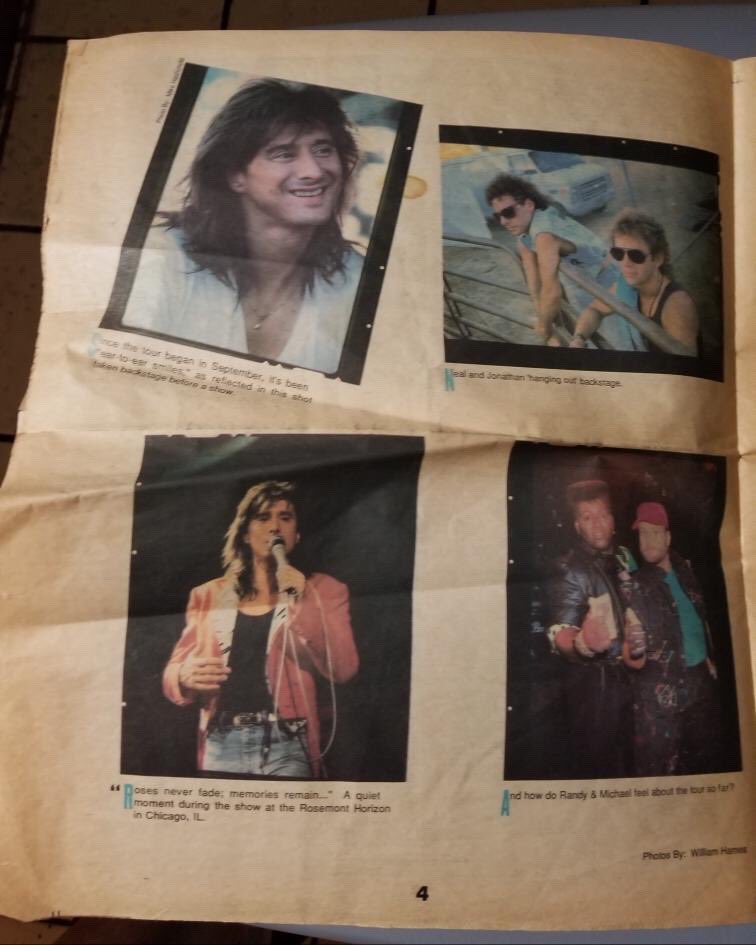 cewileystudios's tweet photo. Good morning my friends! Sharing some more of my Journey memorabilia. My two heroes @StevePerryMusic and @NealSchonMusic I really love those times. Special thanks to  @FanAsylum  and #JourneyForce for keeping all of us in touch with Journey.  These newsletters were awesome. https://t.co/KpQUENErhR