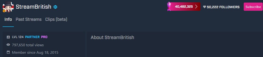 StreamBritish's tweet image. We hit 50K followers on @watchmixer 3 days before the announcement. We're moving over to @twitch twitch.tv/streambritish