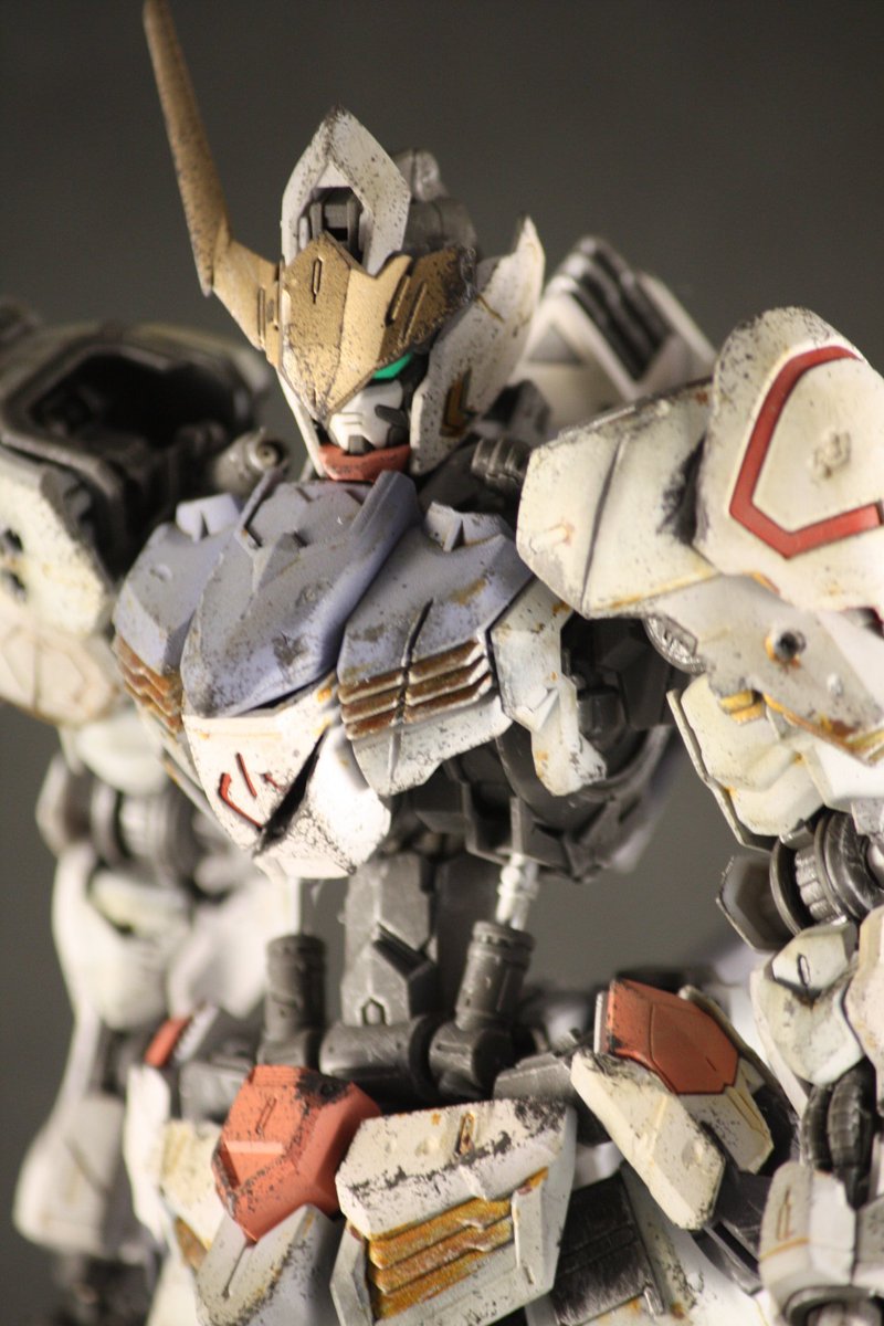 るまごんだ 北大プラモ部 Twitterissa Mgガンダムバルバトス 全塗装 破壊 ウェザリングで仕上げました かなりきつめに汚しても違和感がないのがバルバトスのいいところ ガンダム ガンプラ みんなでガンプラ