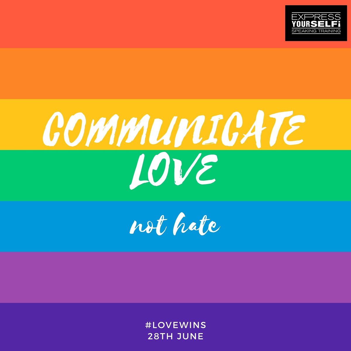 EYourselfi's tweet photo. Comunica amor, no odi per ser qui vulguis ser i estimar a qui vulguis estimar
#pridemonth #LGTBI #orgullo2020 #ExpressYourselfi #lovewins #love https://t.co/fumFqD7lwe