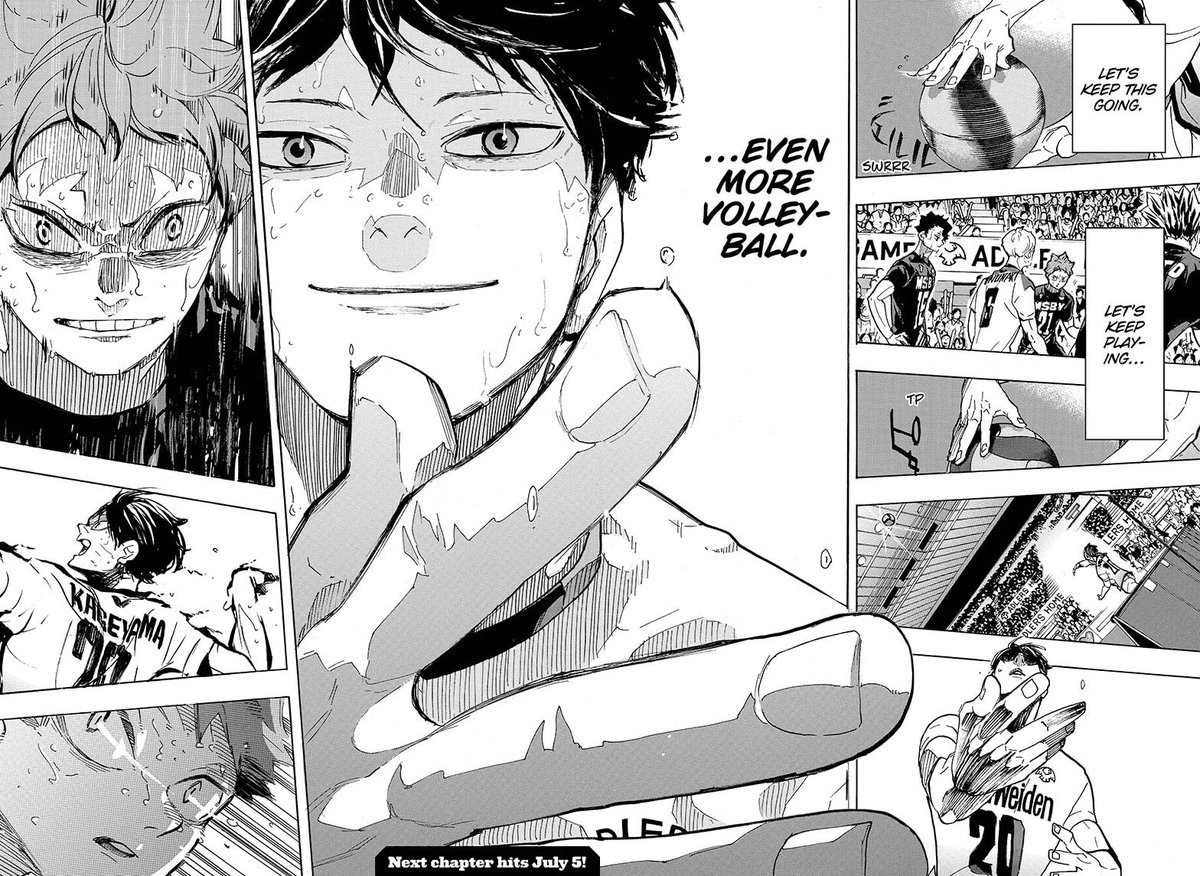 —but also that the serve receive in general is relevant to the next chapter because that’s what this chapter finished off with—