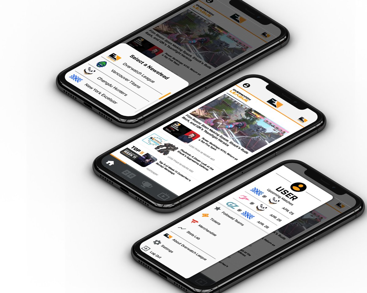 k_schatzy's tweet photo. A while back I took a look into the #uxdesign of the @overwatchleague mobile app. I was looking at ways to improve the usefulness of the app by adding more sorting options, personalization, and reworked menu layouts in an attempt to improve #usability. https://t.co/TIz22esyYB