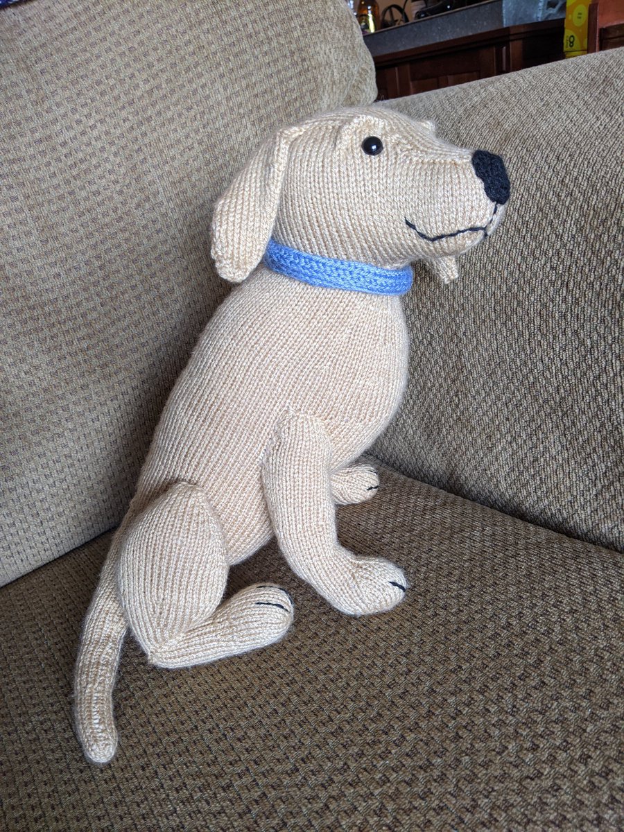 Weekend knits! Just finished this puppy up and he'll be making his way to Singapore :)