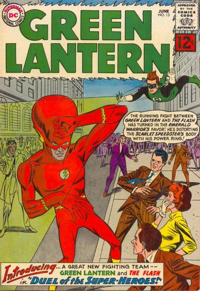 Just read the latest Green Lantern, and something occurred to me. Hla Jordan and Barry Allen have teamed up many times. In the early days, they would rotate series.