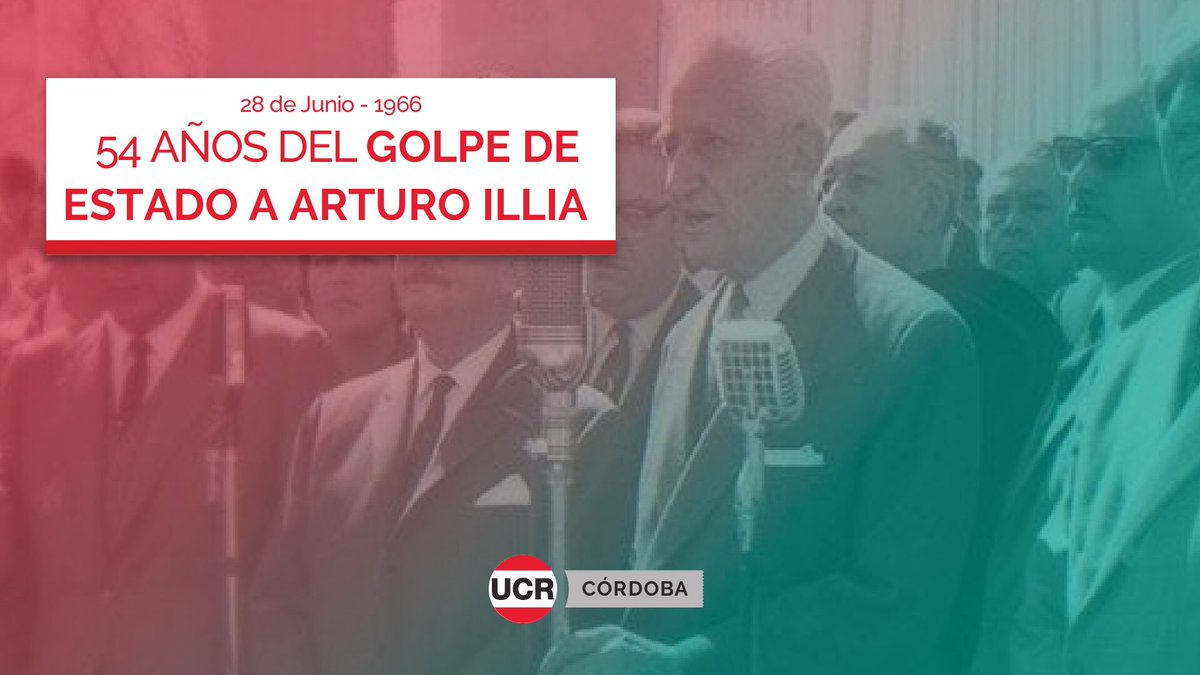 Hace 54 años, un Golpe de Estado contra Arturo Illia, le ponía fin al gobierno de un gran demócrata, decente y que hizo de la educación, la inclusión y la salud sus prioridades. #DonArturo, siempre.