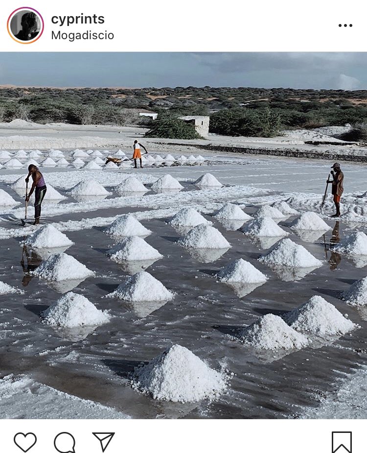 Rare picture of a salt farm in Somalia.  #Somalia  #VisitSomalia