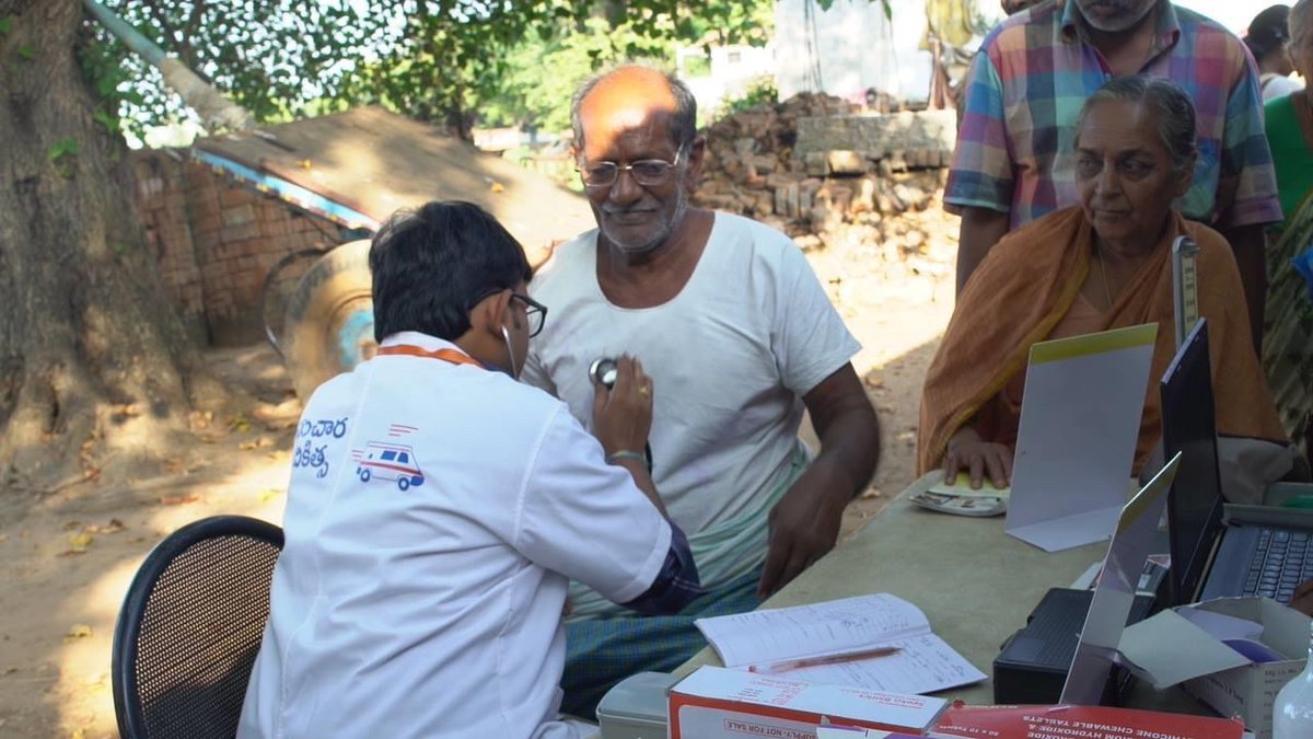 Through this programme, any village with no existing health facilities within 5 km radius (13,573 identified) is provided medical services on fixed days every monthDiabetes, hypertension, epilepsy, communicable diseases, ANC/ PNC check-ups & other common ailments are treated8/n