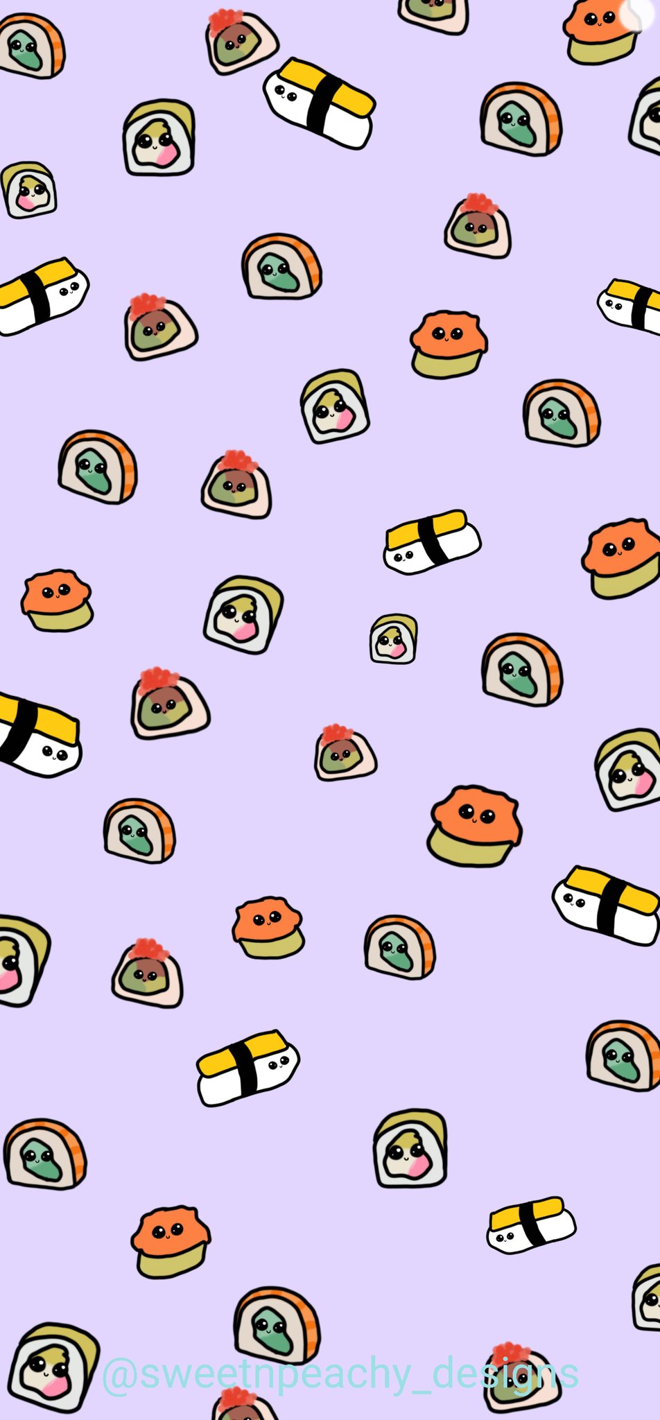 Download Cute Cartoon Sushi Wallpaper  Wallpaperscom