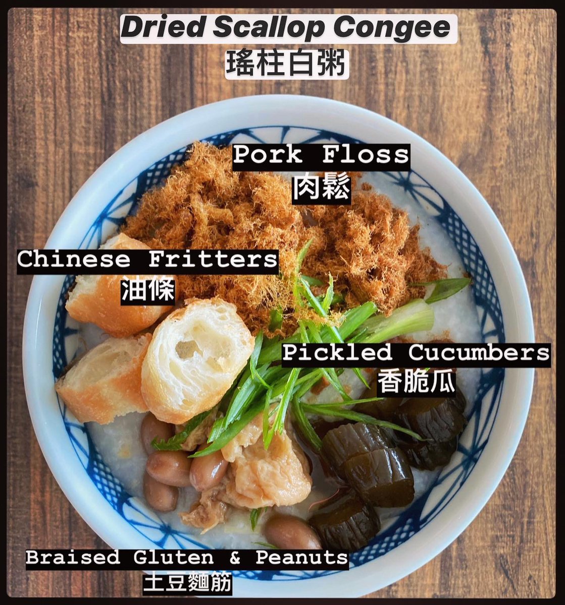 ZenBox's tweet image. Yes, it’s HOT outside, but that won’t stop me from having a piping hot and gooey bowl of Congee for a lazy Sunday morning. My ultimate comfort food with all of my favorite toppings.
#breakfast #comfortfood #congeelover #riceporridge #braisedpeanuts #chinesefrittersandcongee