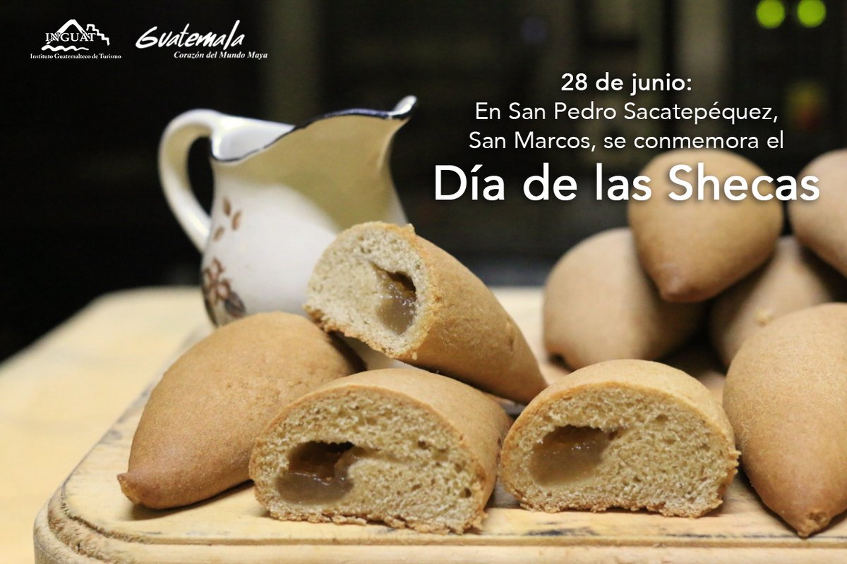 PaseoGuatemala's tweet photo. Hoy se conmemora en San Pedro Sacatepéquez, San Marcos, a una delicia gastronómica que es símbolo del occidente de #Guatemala: ¡Las #Shecas! https://t.co/rAT1hM9XTK
