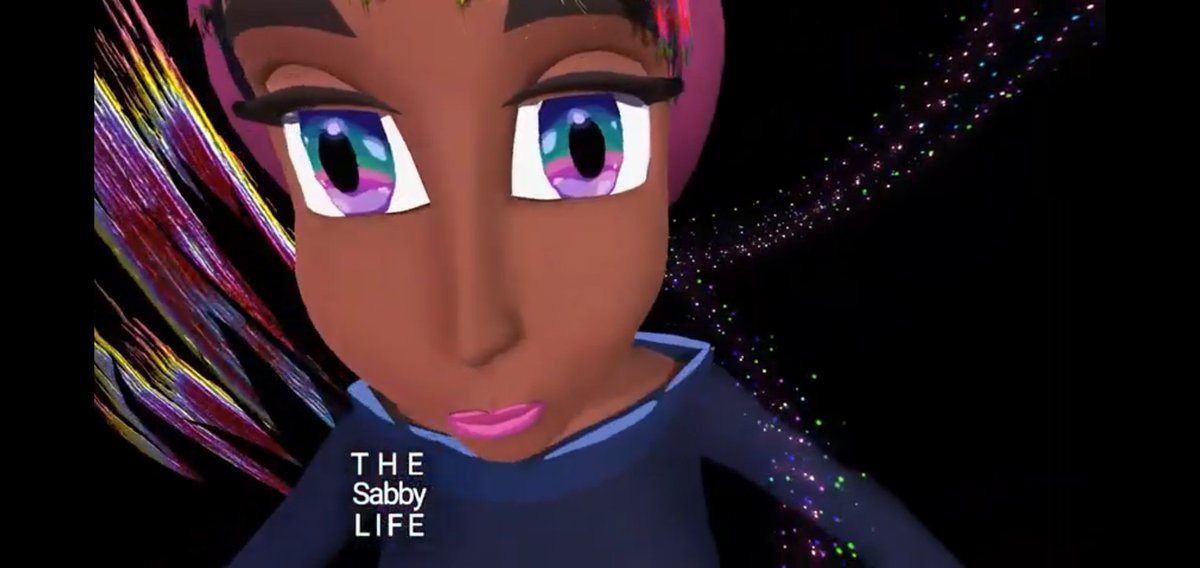TheSabbyLife's tweet photo. Popcorn, my new avatar created in Blender is in Tilt Brush getting ready for her animation debut next week 😍
Watch her get ready:
https://t.co/ck1XsNcWkN
#WeeklyArt #YearOfVRArt challenge by #VRALive @VRArtLive1 #TiltBrush #AvataroftheWeek #3DArt #3DModeling #VRPerformance https://t.co/2ZI7ypUg7M