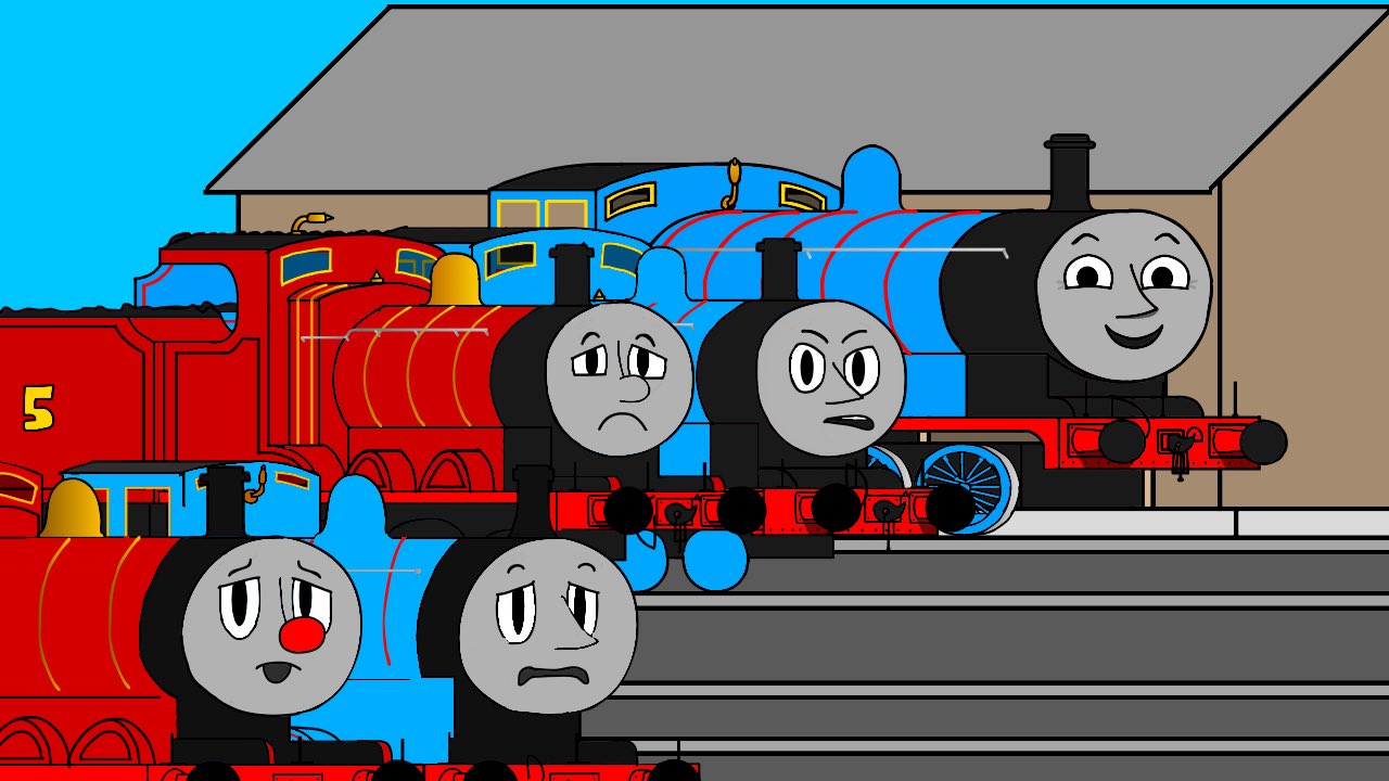 James The Red Engine Edward The Blue Engine GIF - James The Red Engine  Edward The Blue Engine Old Iron - Discover & Share GIFs