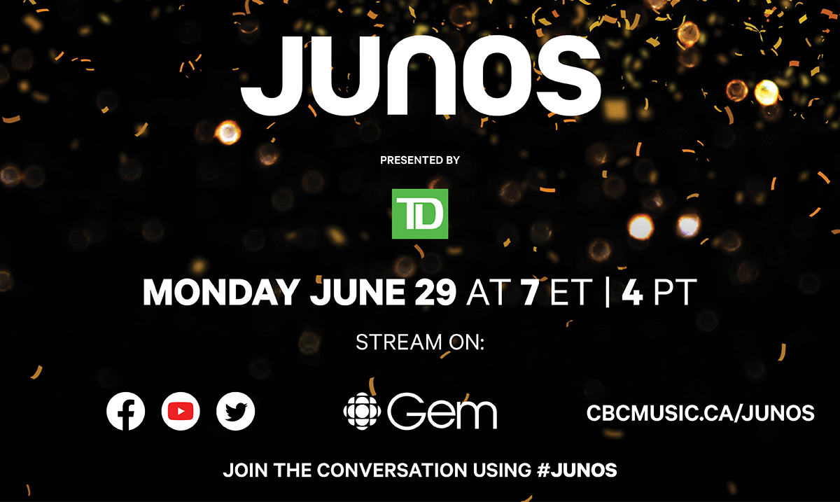 Here's how to watch The JUNOS Presented by TD_Canada Tonight! ℹ️ JUNO Awards across all 42