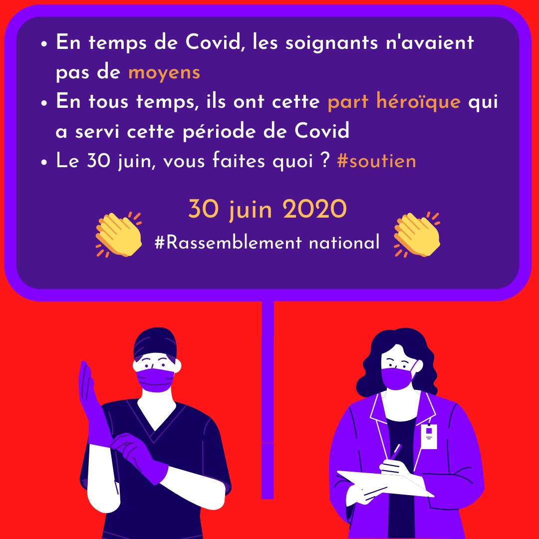 AnneSVernhes's tweet photo. Le 16 juin dernier, j’ai eu HONTE. C’était le rassemblement des soignants et je n’y étais pas.
🤔Sans me dédouaner, est-ce moi ou les media s’en font peu l’écho ?
Prochain rassemblement ***le 30 juin 2020***
#nepass’enlaverlesmains #après-demain https://t.co/zad5BQydKs