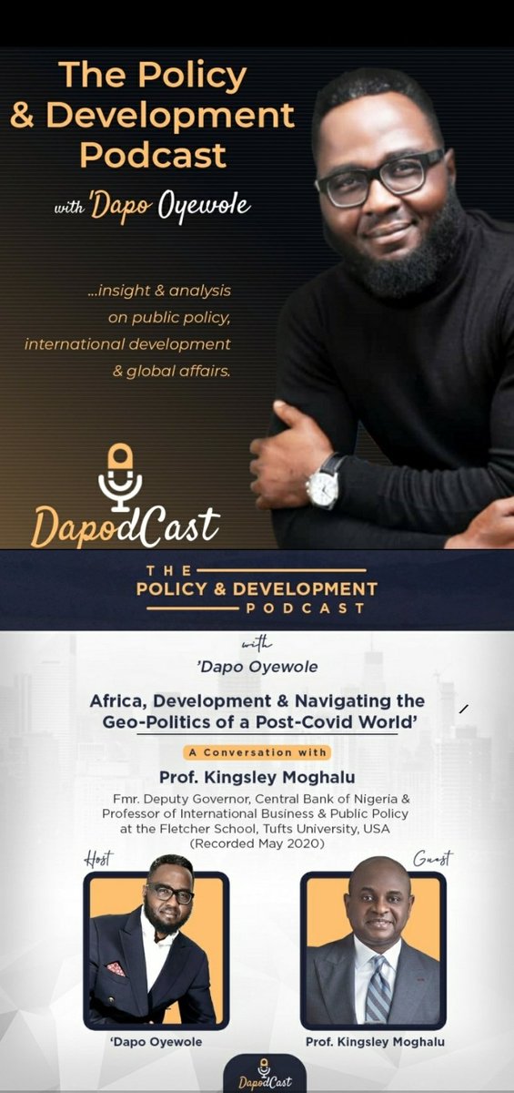 dapo_oyewole1's tweet image. How should African countries navigate the future in a post-Covid world? @MoghaluKingsley joined me in a scintillating conversation with razor-sharp analysis & thought-provoking ideas.
#covid19Africa #africandevelopment #developmentstrategy
LISTEN HERE:
lnkd.in/d7t69CP