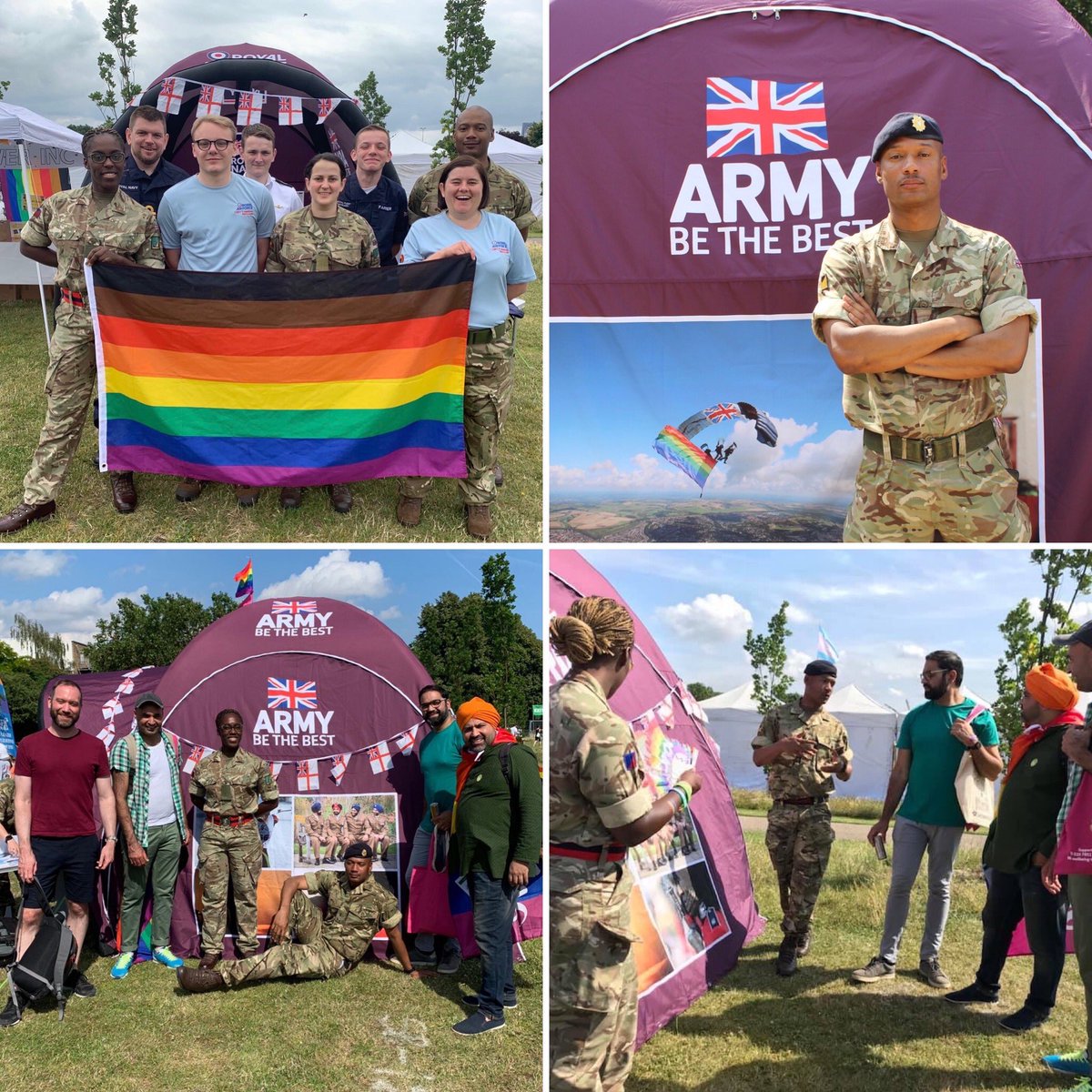 Army LGBTQ+ Network (@armylgbt) on Twitter photo Unable to join the community at <a href="/ukblackpride/">UK BLACK PRIDE</a> this year; but looking forward to supporting again, with @RNCompass, <a href="/RAF_LGBT/">RAF LGBTQ+ Network</a> and <a href="/MODLGBT/">MOD LGBTQ+ Network</a> in the future and engaging on an ever inspiring day. Unable to join the community at <a href="/ukblackpride/">UK BLACK PRIDE</a> this year; but looking forward to supporting again, with @RNCompass, <a href="/RAF_LGBT/">RAF LGBTQ+ Network</a> and <a href="/MODLGBT/">MOD LGBTQ+ Network</a> in the future and engaging on an ever inspiring day.