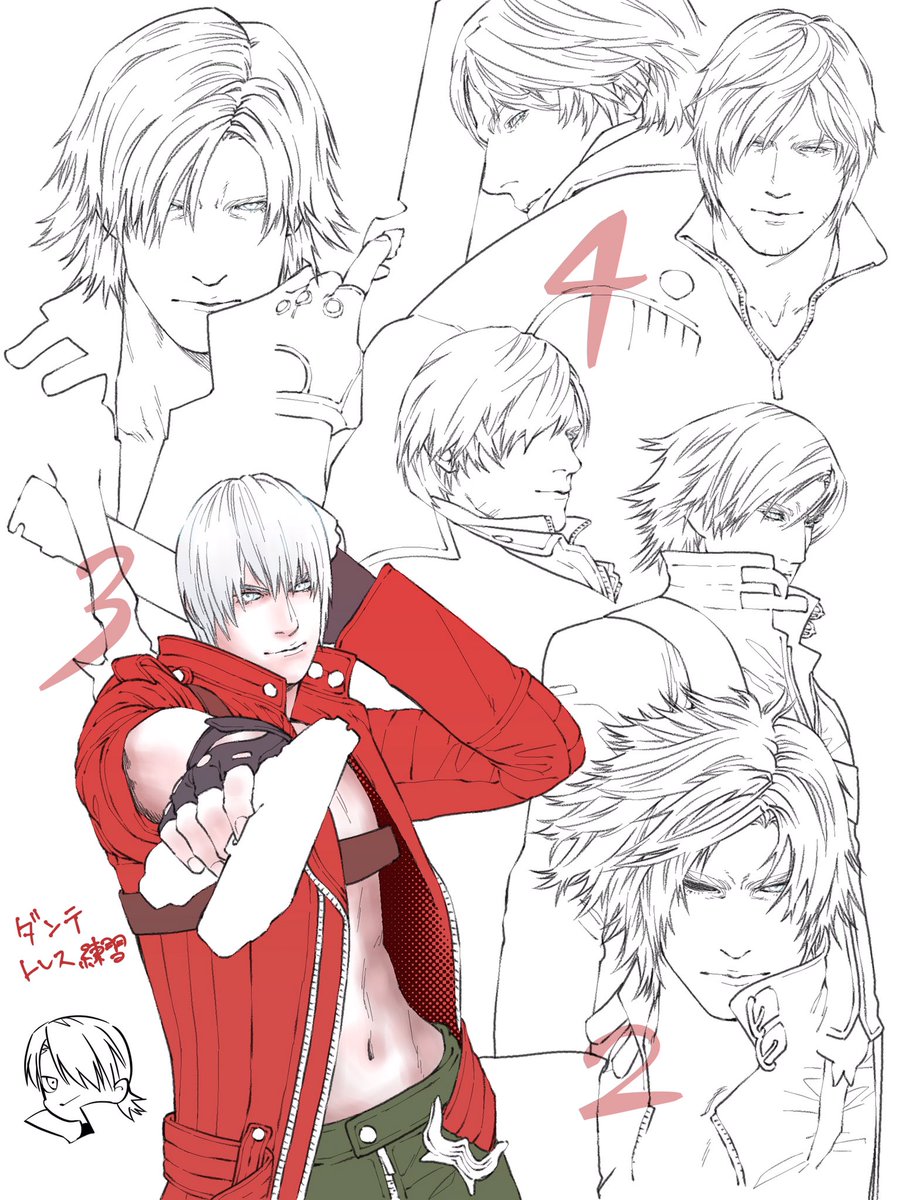 DMC5 ダンテトレス練習
毛束の加減分かんねぇな
Vも杖マイクスタンドに見立ててカモーンしたり戯れで踊るからさ(オシャ〜レ)
バージルも気が乗ったら踊ってくれるんじゃないかと……
見たくないけど見たい
