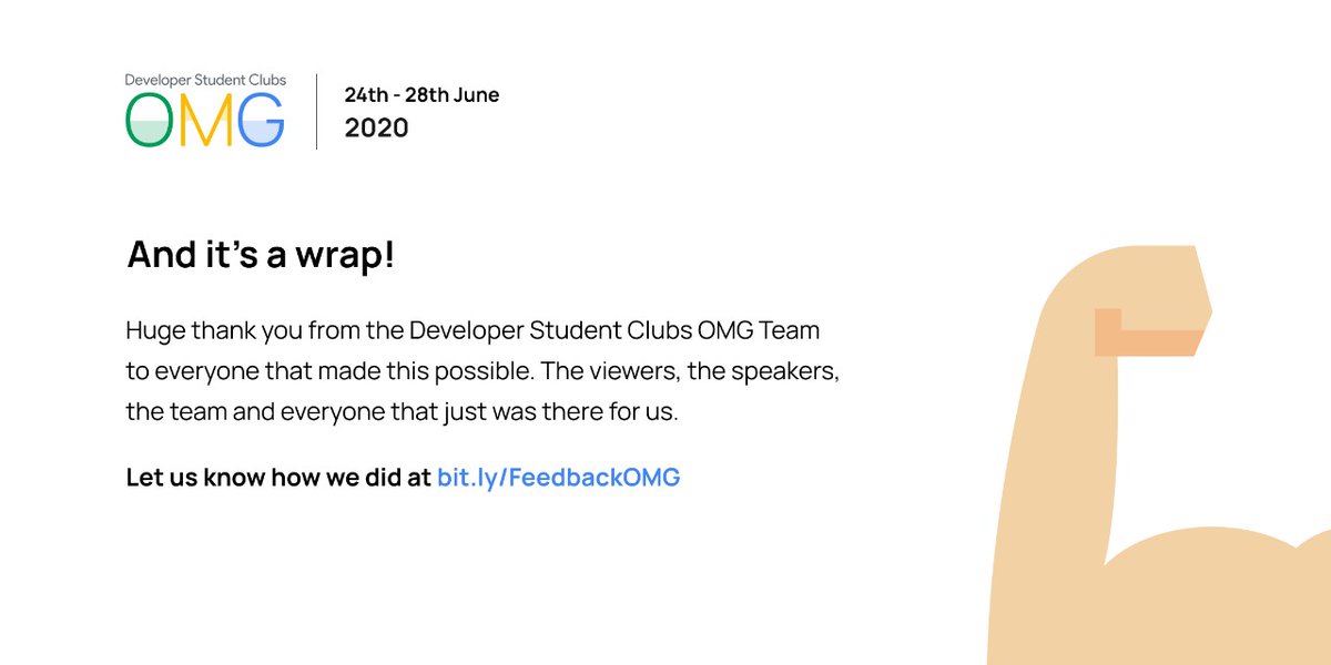 Developer Student Clubs OMG tweet media
