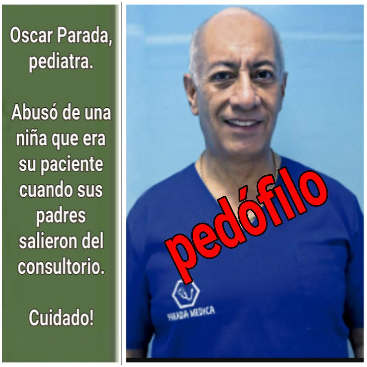 NiOlvidamos's tweet photo. Estuvimos sin internet pero ni la pandemia nos detiene. Hagamos q cada vez q googleen sus nombres, el principal resultado sea este. Q sepan todos q son pedófilos y violadores:

* ÓSCAR PARADA- PEDÓFILO
* LUIS LUNA TERRAZAS- #PEDOFILO
* IGNACIO MUR-PEDOFILO
* SIMÓN RUIZ- VIOLADOR https://t.co/ZEym17UvW3