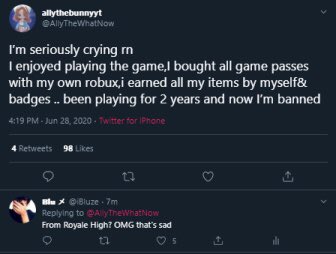 I got BANNED from Royale High
