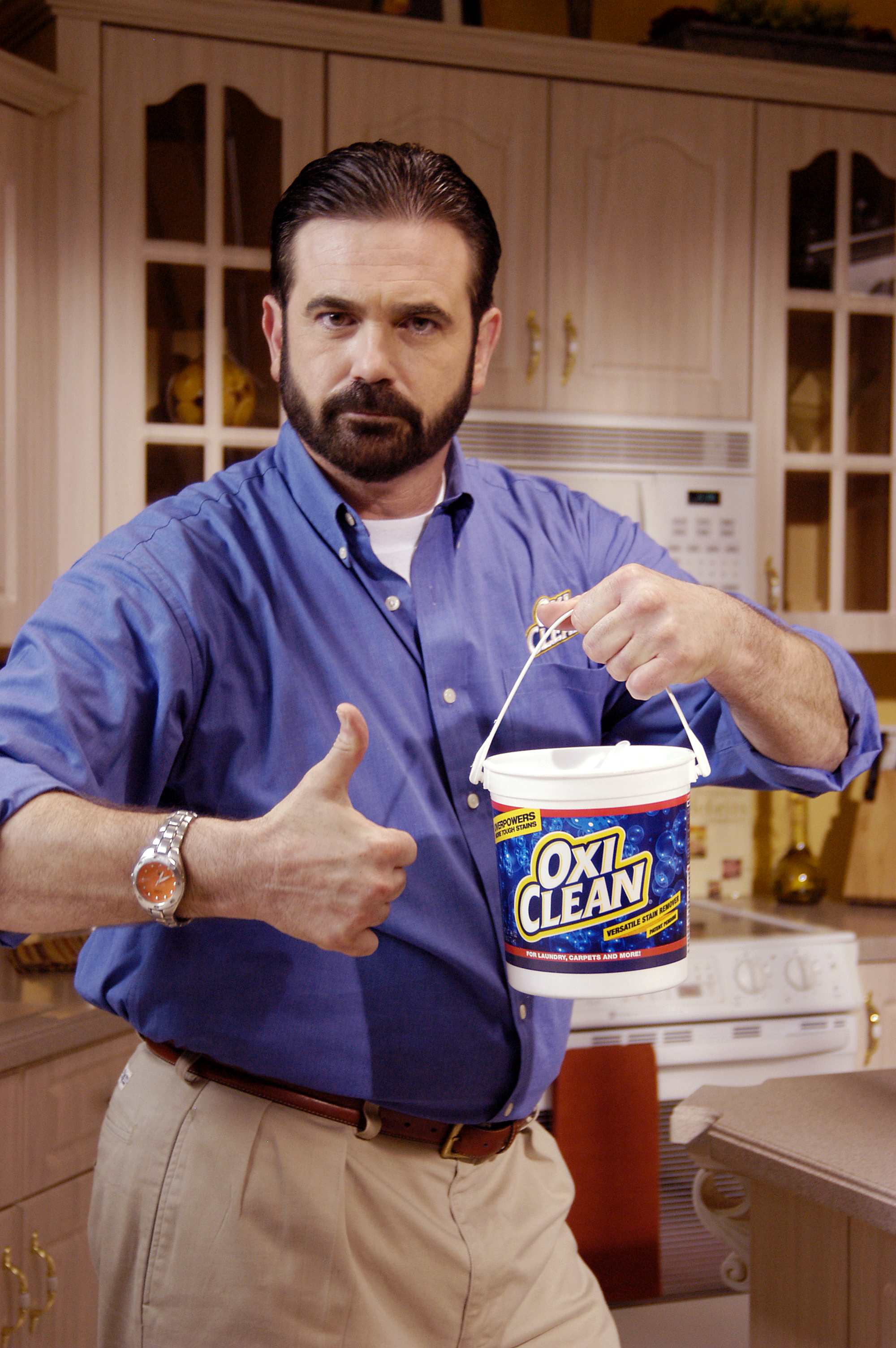 Billy Mays III on X: "These photos are from one of the earliest OxiClean  shoots. The set is his actual kitchen at his home that I would visit in  Florida every summer