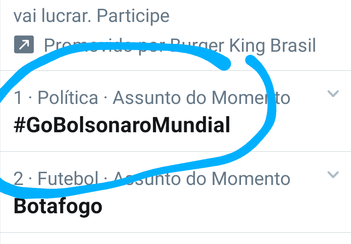 madrilenha's tweet photo. Mesmo o passarinho vermelho ñ mostrando o número de tts estamos em primeiro com
#GoBolsonaroMundial chora comunista. https://t.co/OIeFvxZc2S