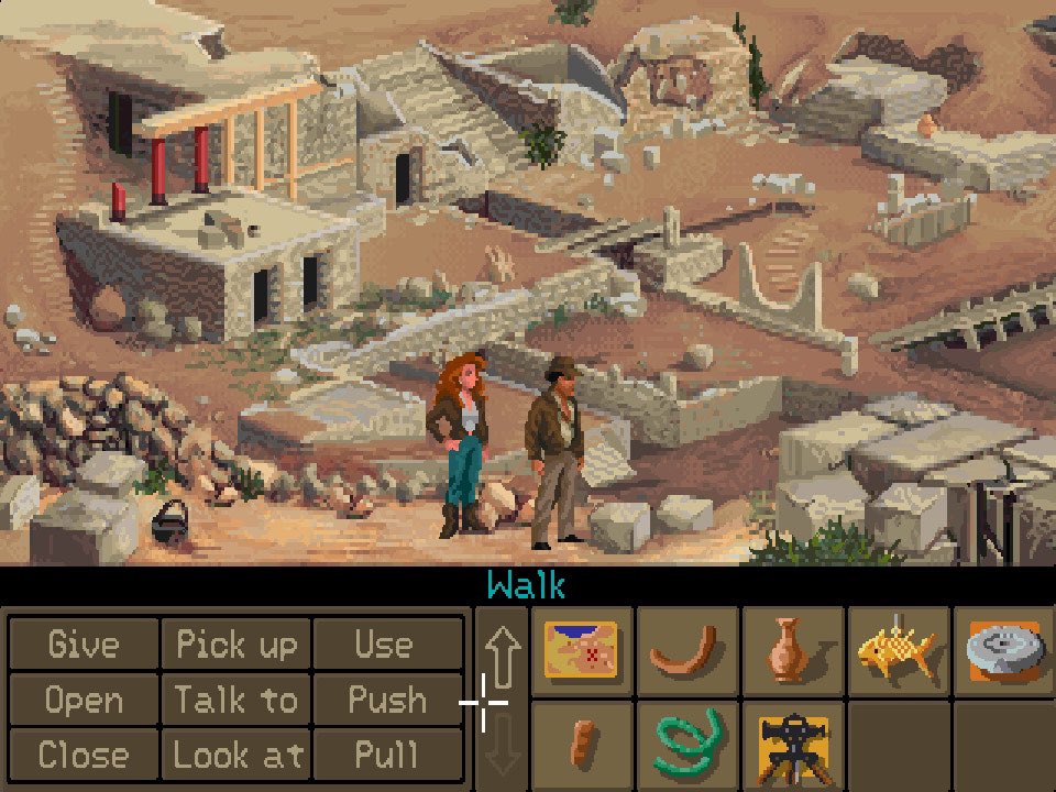 SirArturo3's tweet photo. Quien no ha soñado alguna vez ser el doctod Indiana Jones y vivir sus aventuras? Con este juegazo... era posible! #lucasarts #retrogames #RetroGaming #pointandclick #pixelart #pixelperfect #videojuegos #videogames #indianajones #fateofatlantis https://t.co/YhXsXP7N1y