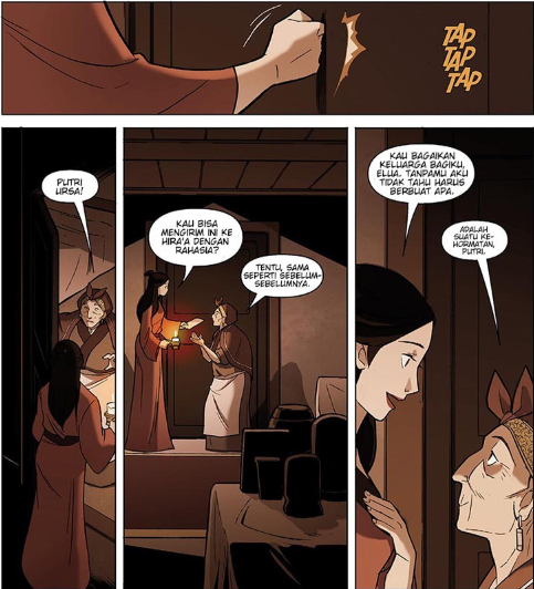 Surat itu ga dia kirim langsung tapi lewat pembantu rumah tangga, Elua. tapi dia gatau kalau Elua itu setia sama gue, karena dari kecil gue diasuh sama dia wkwk.