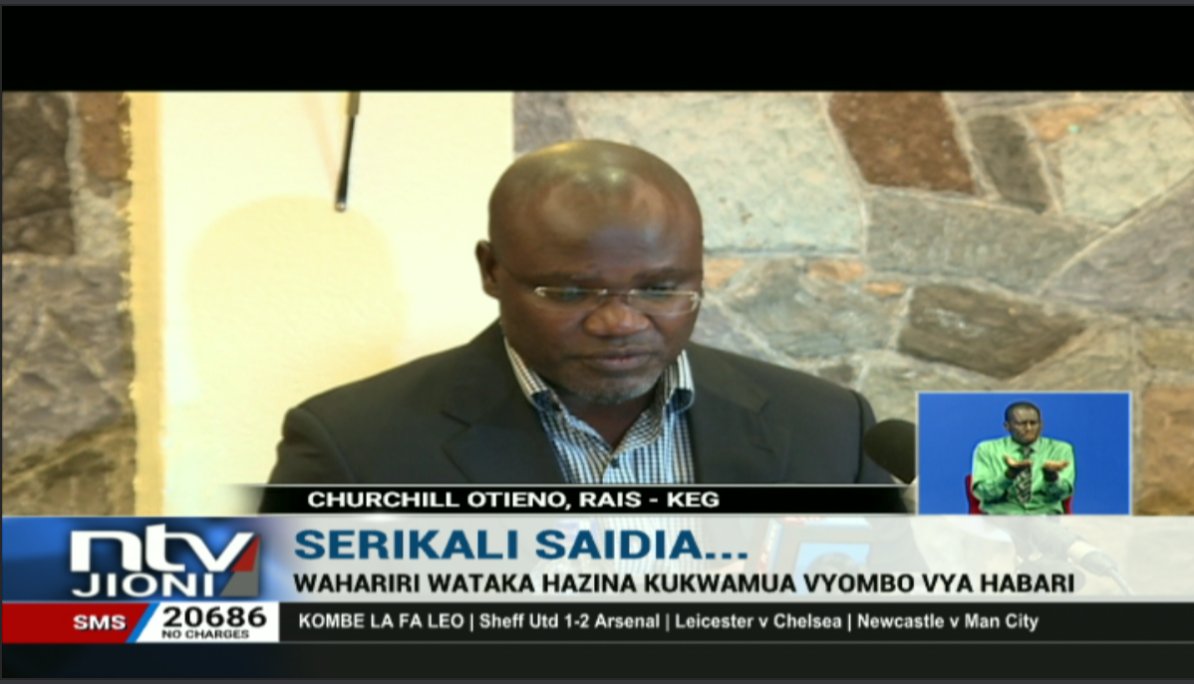 ntvkenya's tweet photo. Baraza la wahiriri nchini Kenya KEG, linataka serikali kubuni hazina maalum ya kunasua vyombo vya habari kutokana na madhara yanayotokana na janga la COVID-19.
#NTVJioni @Nuru_AbdulAziz https://t.co/P4KklpNEhn