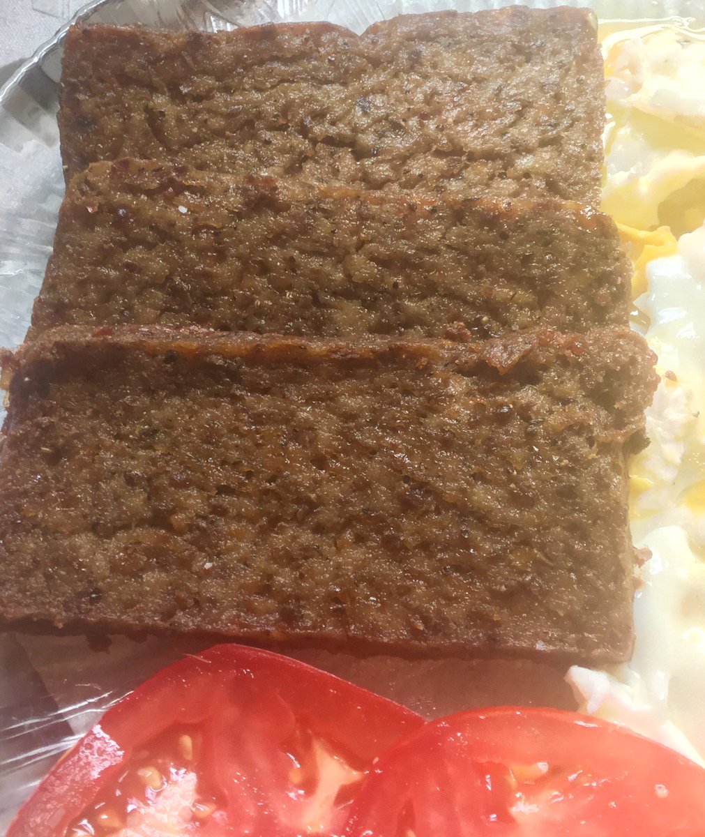Thick cut Scrapple, Fresh Maters and Fried Eggs. Bending the curve in Virginia.