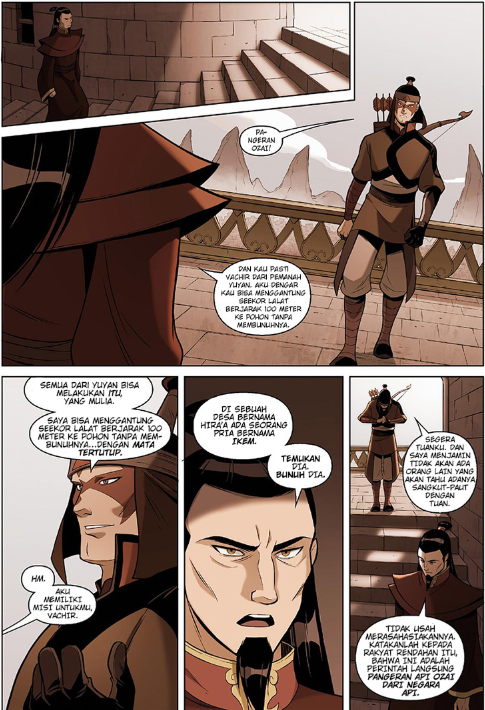 Dari surat itu gue sebagai Raja Api merasa terhina sekali dengan perbuatan istri gue, maka dari itu, gue manggil pasukan elite negara api buat ngebunuh si Ikem.. dan ga sampai disitu..