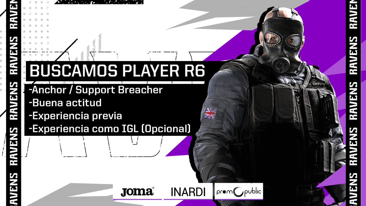 #R6

Nuestro nido busca nuevo cuervo para completarse 👇
Si quieres entrar a la familia de los cuervos no dudes en mandar un md.
¡Te buscamos!

ᴄᴏɴᴛᴀᴄᴛᴏ <a href="/RoninPlay/">Ronin</a>

#FlyHigh