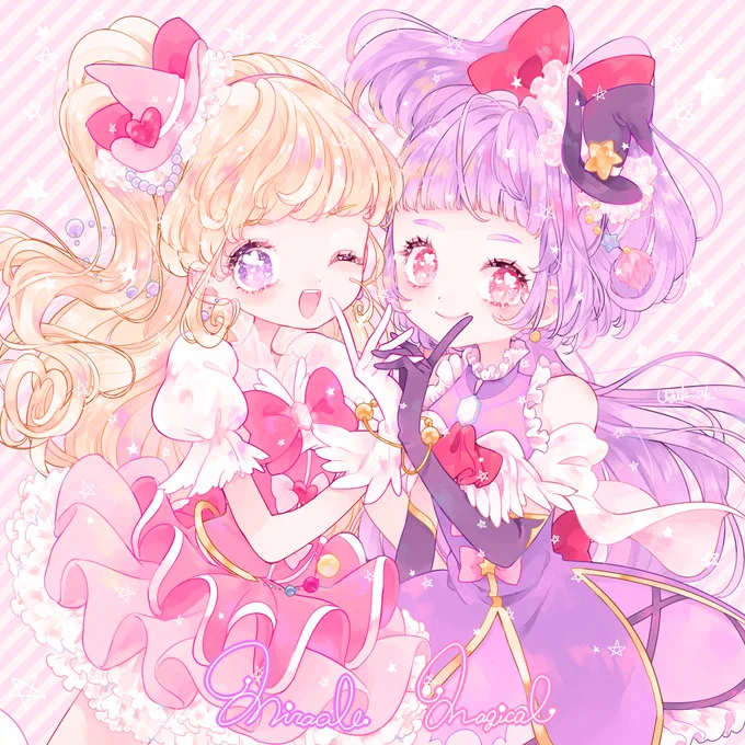❤おだいばこより⭐️
久々のみらリコちゃん!
というかミラマジちゃん?
 #キュアミラクル #キュアマジカル 