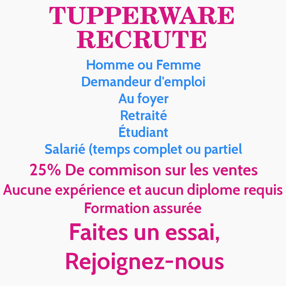 AvecTupperware's tweet image. DEVENIR CONSEILLÈRE TUPPERWARE
#montreal #saguenaylacstjean #sthyacinthe #chicoutimi #boucherville #gatineau #centrevillesth #tupperware #sherbrooke #beloeil #montsainthilaire #septiles #longueuil #brossard #mrcdesmaskoutains #sthubert #sainthubert