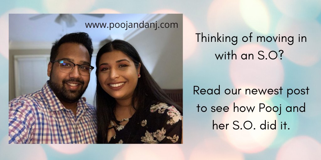 poojandanj's tweet photo. Thinking about moving in with an S.O.? Read more about how Pooj did it here: https://t.co/ODhDco5zqv https://t.co/7G9ce1sfvf