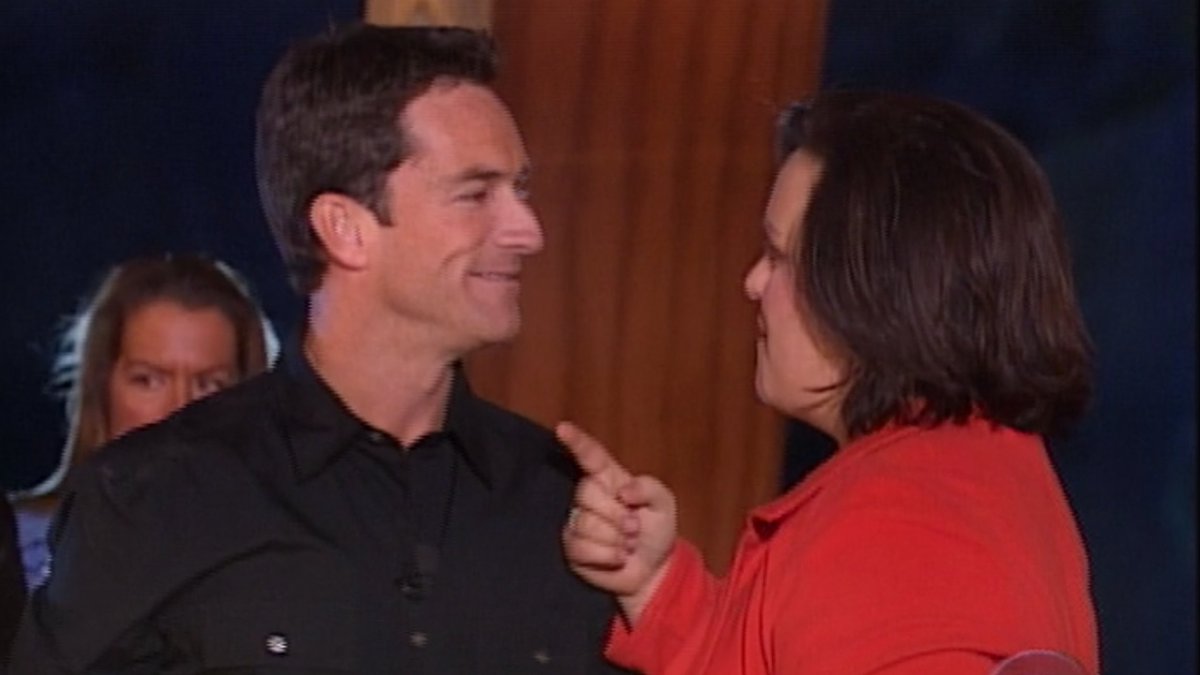 Jeff Probst having to awkwardly hand off to Rosie O’Donnell to host the reunion show. Rosie basically just did a comedy act the entire time and didn’t really ask anyone anything. (Never even asked Paschal about the purple rock.) Probst started hosting the following season.