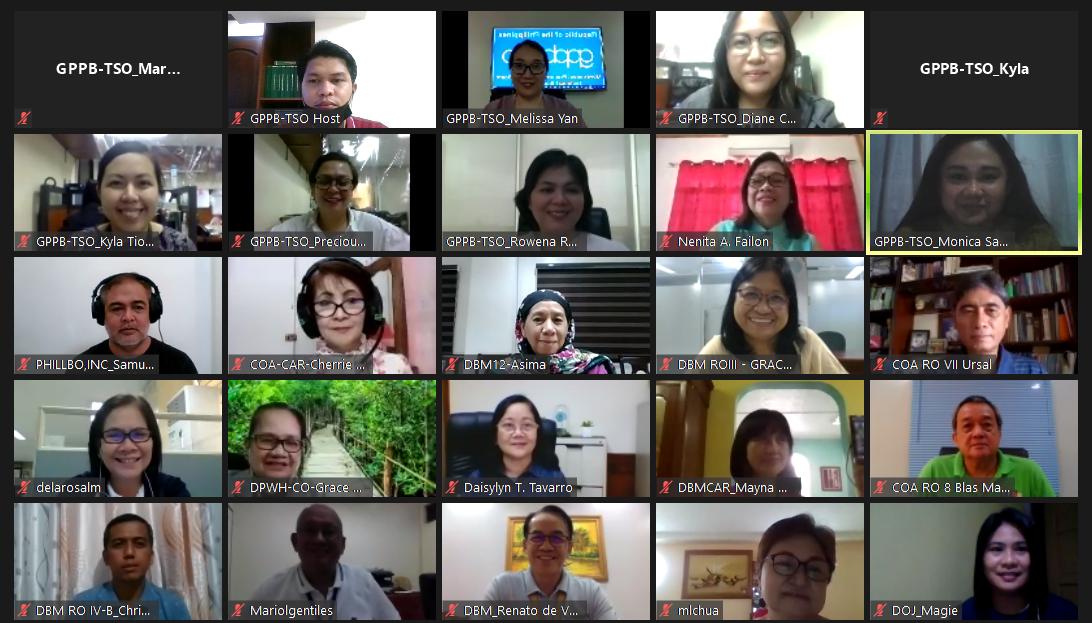 GPPBTSOph's tweet photo. Thank you to our Trainers who attended the Online Training for GPPB Recognized Trainers Batches 1, 2, 3 and 4.
See you again in our next Training for Trainers!
#OnlineProcurementTraining
#ResponsiveProcurement
#GPPB_TSO https://t.co/ah5REpkh2R