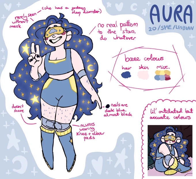 my first 3 art fight refs :))))) 