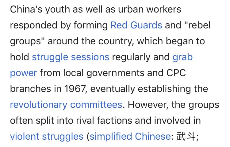 3/ The youth & lower class responded stronglyThey created “rebel groups” to seize power *at local levels*But then - they began infighting & created subsections - that then fought each otherSound familiar?(You’ll hear me asking that question a lot through this)