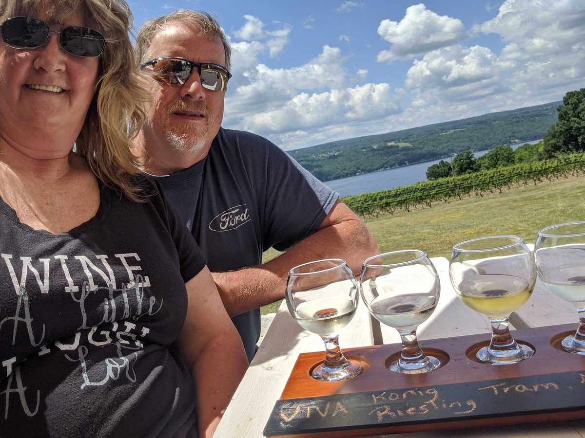cjandharley's tweet photo. @MRNRadio listening to the race while hitting the wineries at the Finger Lakes! https://t.co/HByJ5Y9ZZ4