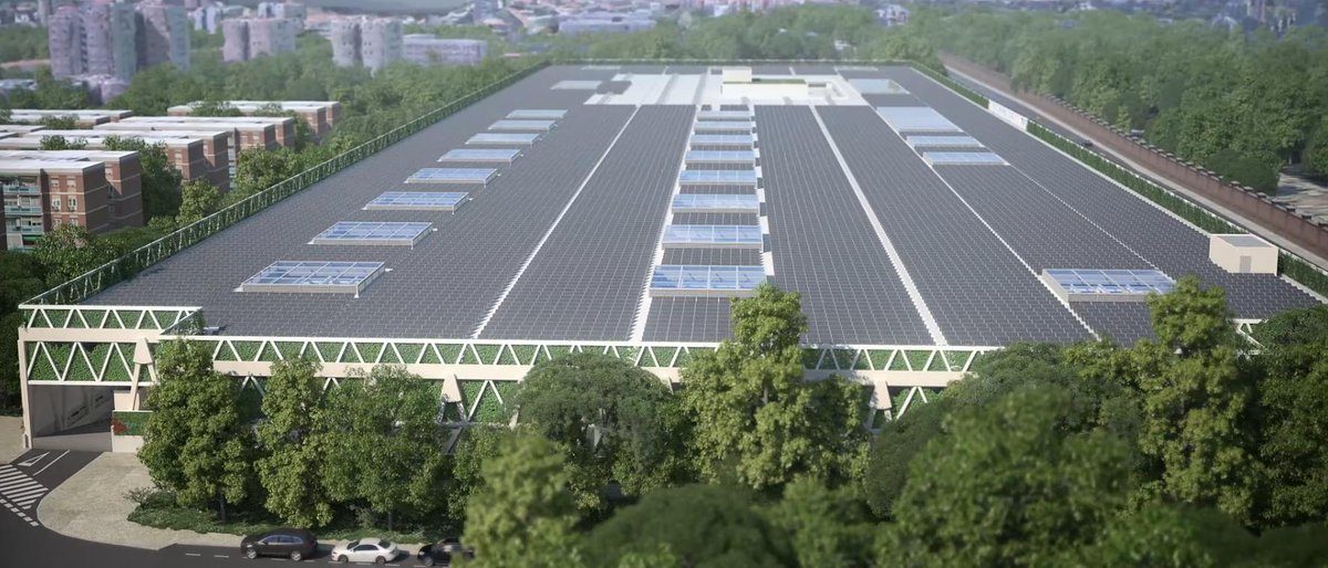 ttransithub's tweet image. #Madrid 🇪🇸

La Elipa Operations Center

✅ 40,000 m2 Bus depot
✅ 333 parking spaces
✅ 300 inverted pantographs
✅ nearly Zero Energy Building

📸 @EMTmadrid | Martínez Segovia