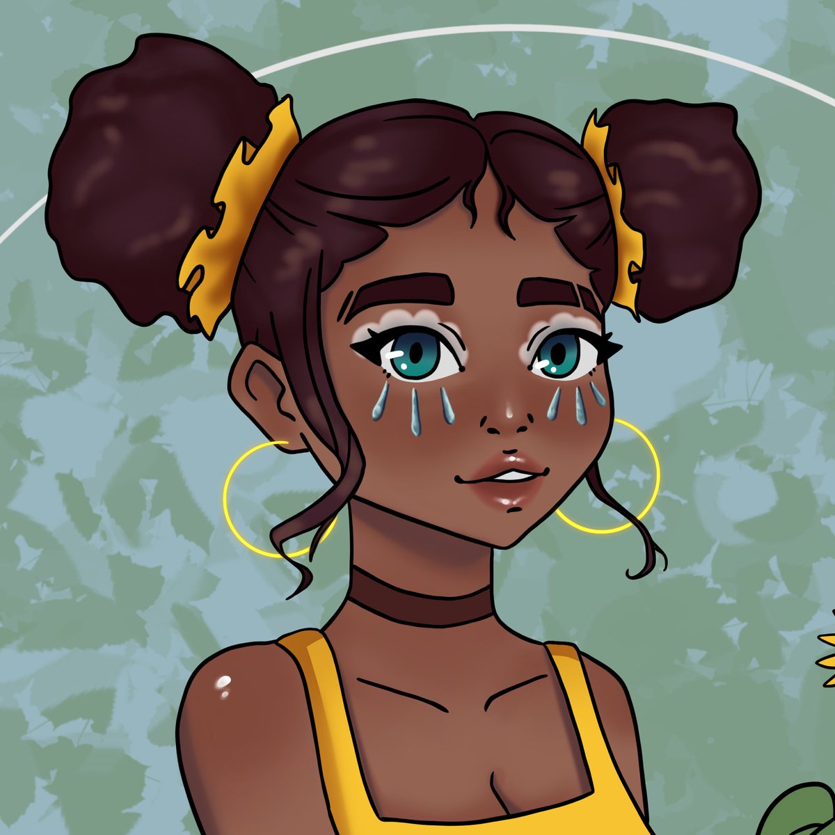 Senko_Arts's tweet photo. First #drawthisinyourstyle in a while, I chose to draw yukochi’s character as I was feeling summery, she was very fun to draw ☀️🥰 #blm #dtiys #aesthetic https://t.co/8791Rsoe3Y