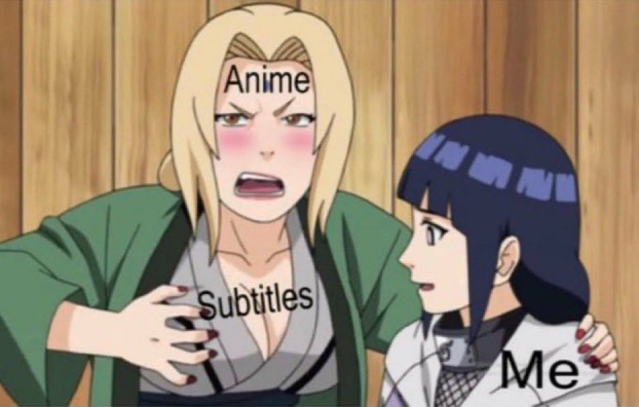 Watching anime be like