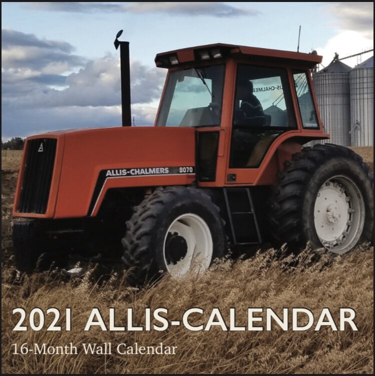 AllisCalendar's tweet photo. 2021 Allis Calendars are now available!! https://t.co/BIimLBArT6 @AGCOcorp @MachineryPete @maxarmstrong @AllisChalmers2 @tractors_tv #AllisChalmers #AGCO #AGCOAllis #Gleaner #WheatHarvest20 https://t.co/SyzJ5EUSnl