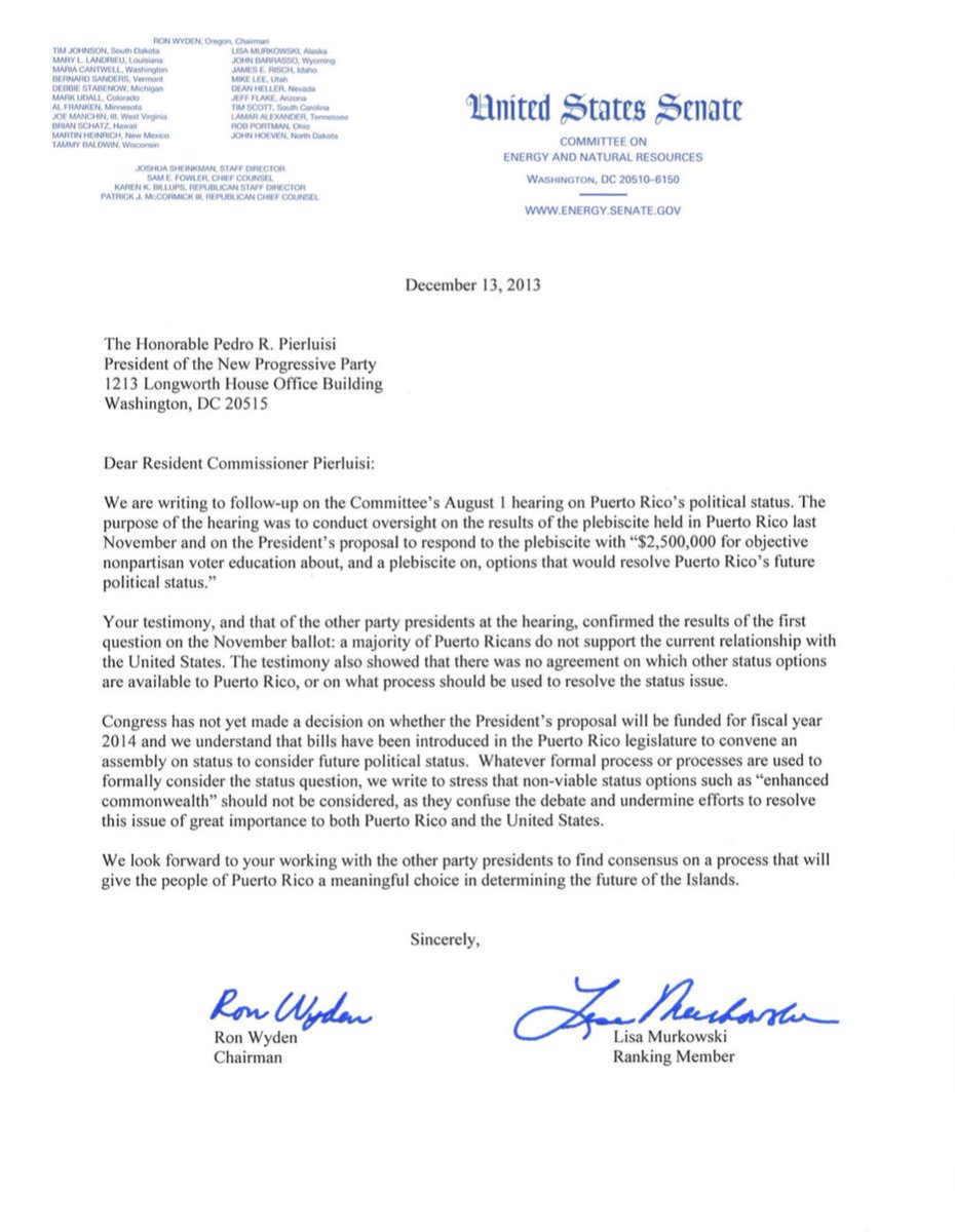 However, despite of the millions of dollars in public funds spent by the PDP in weaponizing Republican lobbyists, the validity of the results of the first ballot remain unquestioned: Puerto Ricans REJECTED their current territorial relationship with the United States.